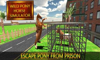 Wild Pony Horse Simulator 3D capture d'écran 2
