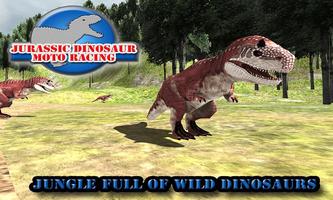 Jurassic Dinosaur Moto Racing capture d'écran 1