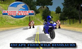 Jurassic Dinosaur Moto Racing capture d'écran 2