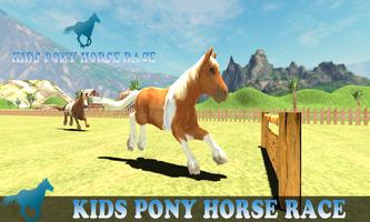 Pony Horse Kids Race 3D Affiche