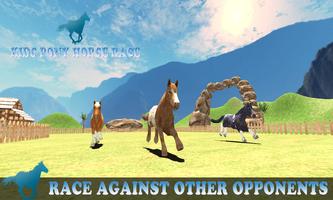 Pony Horse Kids Race 3D capture d'écran 1