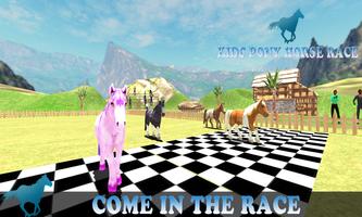 Pony Horse Kids Race 3D capture d'écran 3