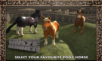 Pony Horse Maze Run Simulator capture d'écran 2