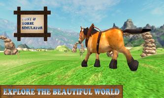 Pony Horse Simulator Kids 3D Affiche