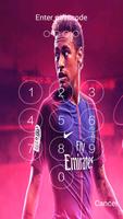 Neymar Jr PSG Lock Screen Cartaz