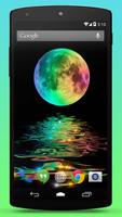 Rainbow Moon Live Wallpaper Affiche