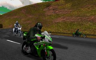 Death Racer Moto Bike Car 3D - Motorcycle Racing capture d'écran 1
