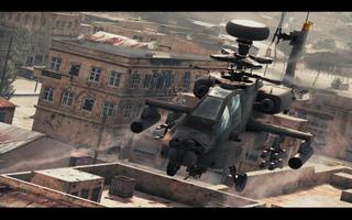 War of Air Helicopter - Gunship Rescue Nation Game 스크린샷 1