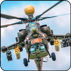 武裝直升機 攻擊 戰鬥 戰爭 -  無人機 空氣 戰爭 射手 圖標