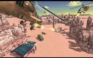 Gunship Menyerang Pertarungan Perang - Dengung screenshot 3