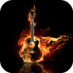 Burning Guitar Live Wallpaper