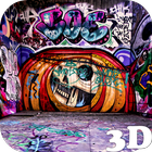 Graffiti 3D Live Wallpaper icône