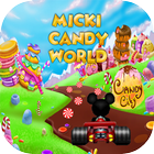 Micky Candy Kart World icône