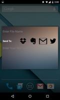 Easy Share Widget capture d'écran 1