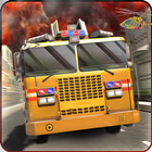 Fire Driver Truck City Rescue icône