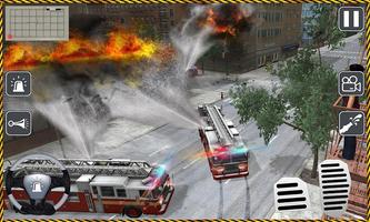 Incêndio Truck Resgate Cidade imagem de tela 1