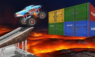 برنامه‌نما Monster Truck Stunts Floor is Lava عکس از صفحه