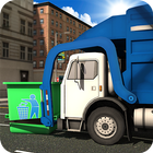 Road Garbage Dump Truck Driver أيقونة