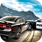 Super Police car crime escape icon