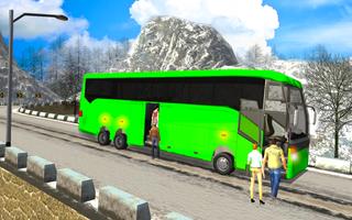 Snow Off-Road Hill Bus Driving screenshot 2