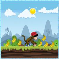 The Monkey Jungle Running Affiche
