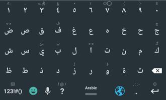 TruKey Arabic Keyboard Emoji Affiche