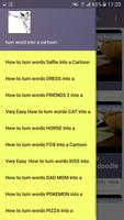 Turn word into a cartoon captura de pantalla 3