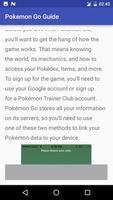 Guide for Pokemon GO capture d'écran 2