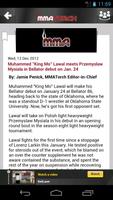 MMA Torch: Live MMA News! скриншот 3