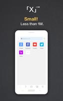 X Browser  Super Fast & mini پوسٹر