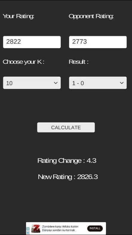 Descarga de APK de Chess Elo Calculator para Android