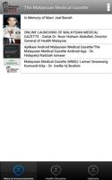 Malaysian Medical Gazette syot layar 1