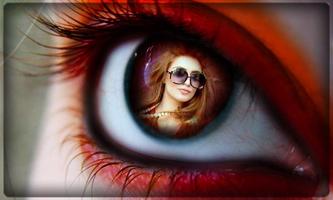 Eye Photo Frame – Photo in Eye Affiche