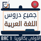 دروس العربية الأولى باكالوريا icône