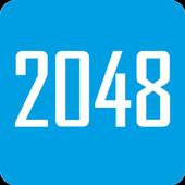 Blue 2048+ Puzzle App icône