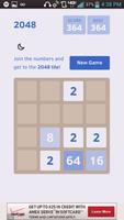 Blue 2048+ Puzzle App-poster