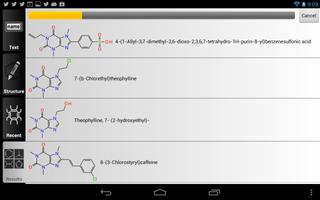 ChemSpider Mobile capture d'écran 2