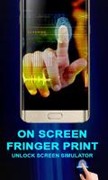 In Display Finger Print Screen Lock Simulator الملصق