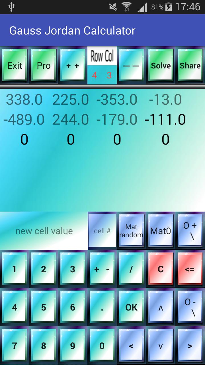 Gauss Jordan Calculadora for Android - APK Download