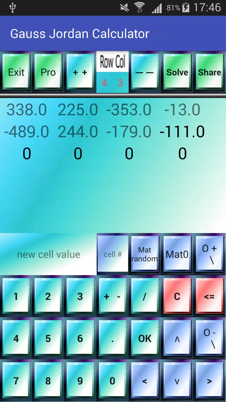 Gauss Jordan Calculator APK for Android Download