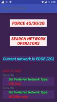 4G LTE Switch : Force 4G 3G الملصق