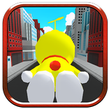 Yellow Doras Cat Copter 3D