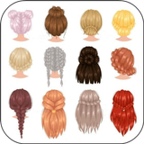 آیکون‌ Girls Hairstyle Salon- Women H