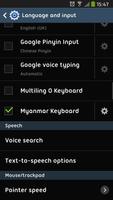 برنامه‌نما Myanmar Keyboard عکس از صفحه