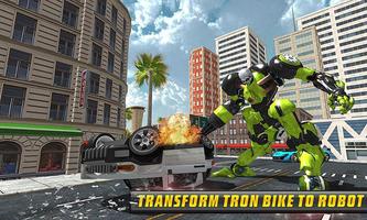 Motocicleta Transformar Robô imagem de tela 3