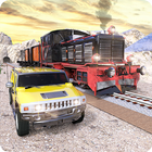 Train Vs Hummer Car Racing 3D icône