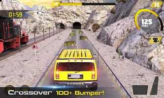 Train Vs Hummer Car Racing 3D capture d'écran 2
