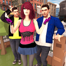 Virtual Girl Crush on Twins: Love Triangle APK