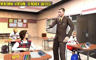 Virtual Dad High School Teacher: Family Games 截圖 3