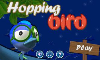 Angry Hopping Bird Affiche